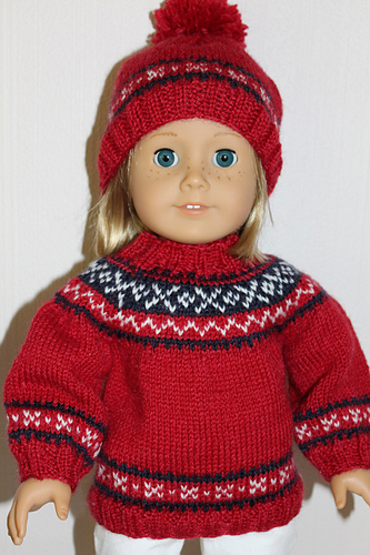 Nordic sweater with hat