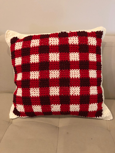 Fireside Gingham Pillow