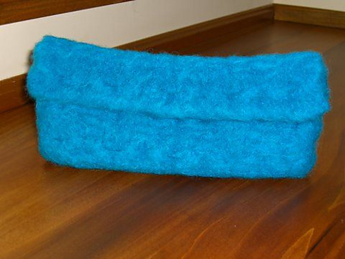 Felted Quilted Clutch