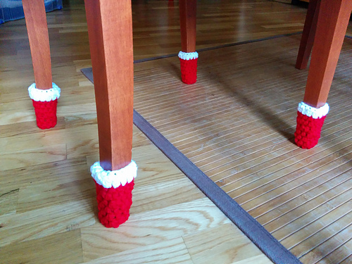 Xmas chair socks