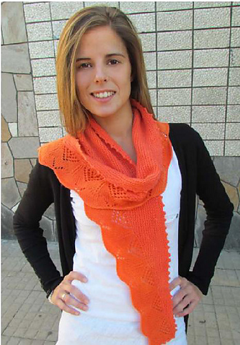 Spring shawlette