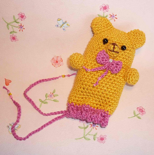 Cozy Bear / Handytasche Honigbär