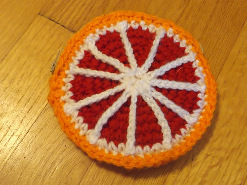 Blood Orange Coin Purse