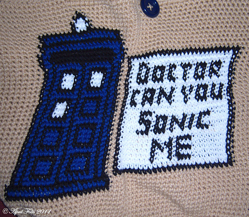 Doctor Who Crochet Bag