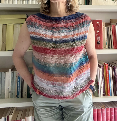 Summer Scrap Yarns Top