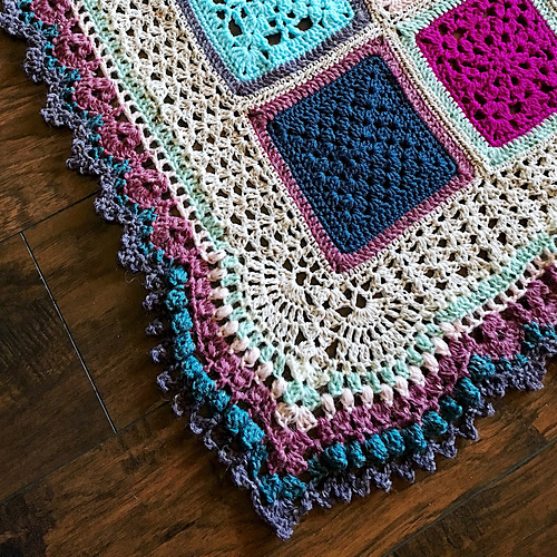 Vibrant Vintage Blanket Border
