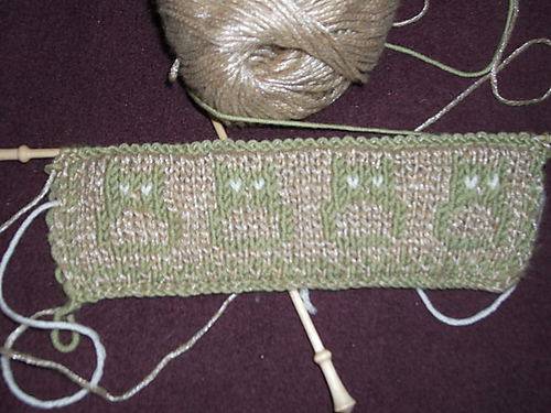 Owl In A Row Scarf