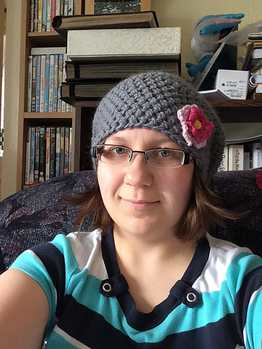 Sarah's bell shaped hat