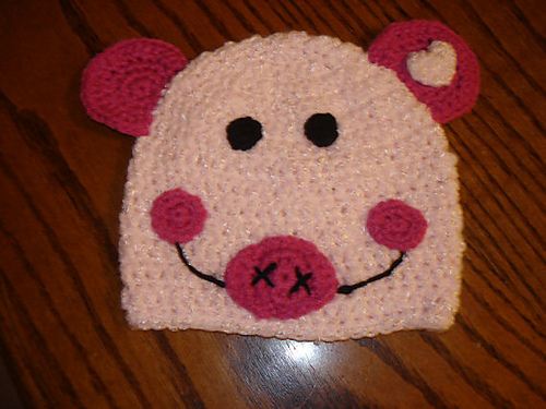 Pink Piggy Hat