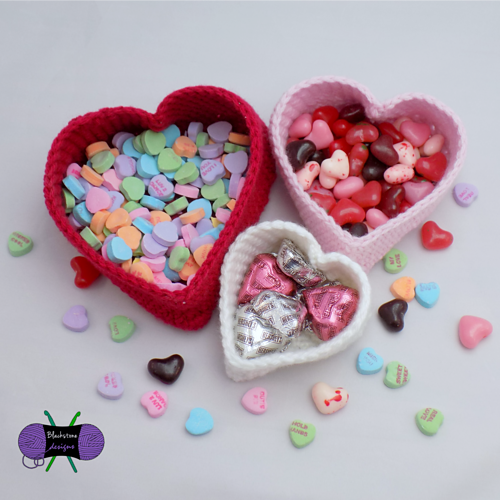 Heart Nesting Baskets