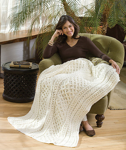 Lattice Weave Throw