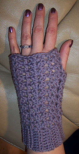 Easy Victorian Shell Mitts