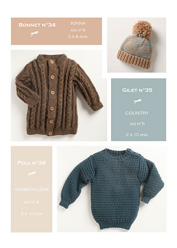 CB13 Hat-Cardigan-Jumper n°34-35-36