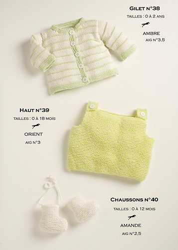 CB14 Cardigan-Top-Booties n°38-39-40