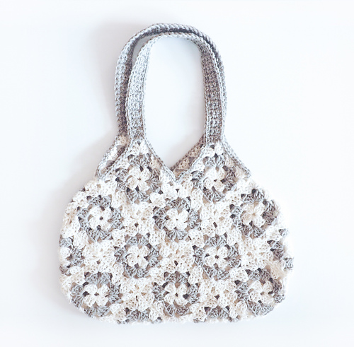 Granny Square Knitting Bag
