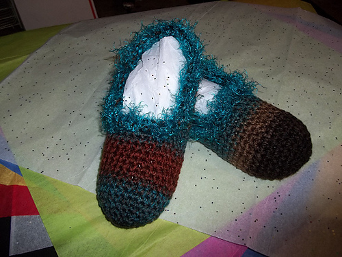 Mother's Christmas Slippers