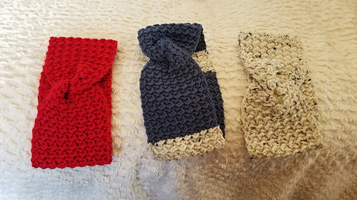 Twist Headband Grit Stitch