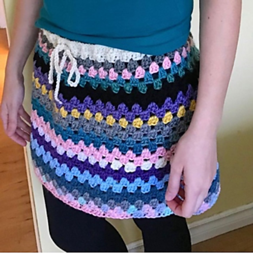 Granny Stripe Skirt