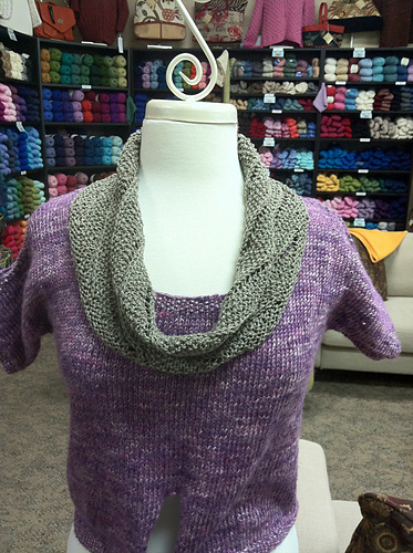 Lacy and Spiral Cowl and Gloves