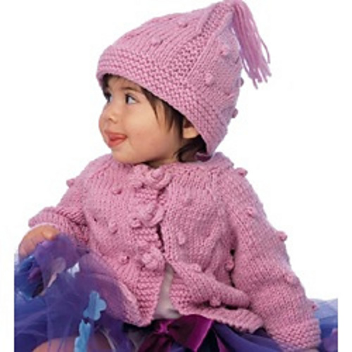CABLES & BOBBLES BABY SET