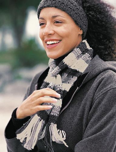 Shades of Grey Ski Band, Scarf & Bag: Ski Band