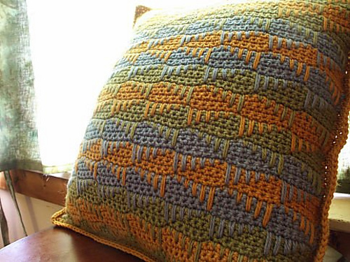 Spike Stitch Pillow Sham