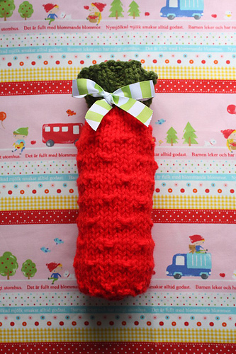 Strawberry Baby Bottle Cozy