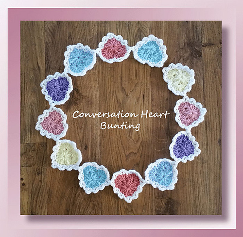 Conversation Heart Bunting