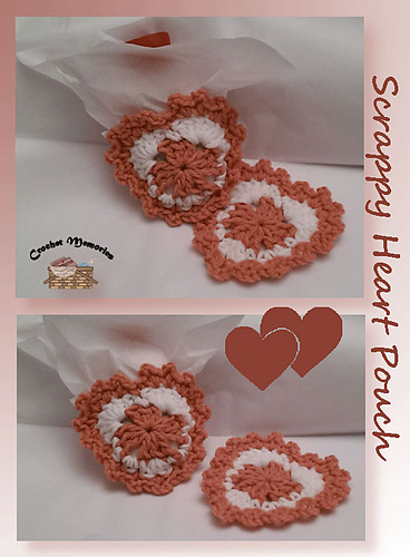 Scrappy Heart Pouch