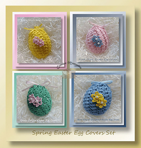 Spring Easter Egg Covers Set