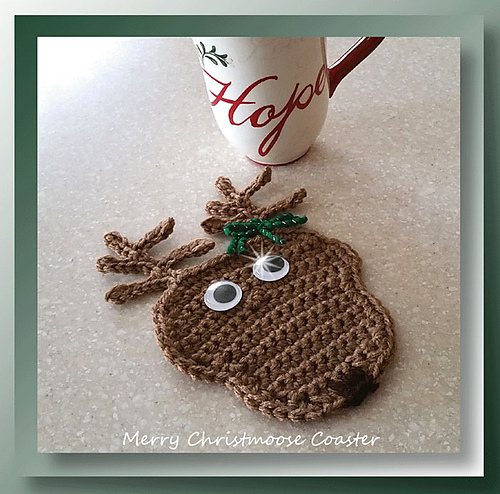 Merry Christmoose Coaster