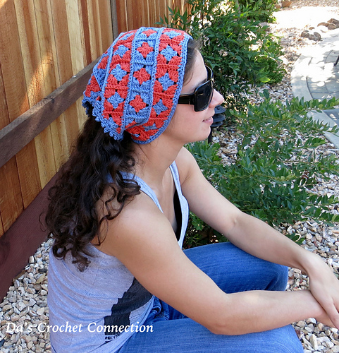 Mini Granny Square Bandana