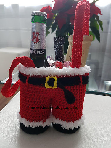 Weihnachtsmann-Geschenktasche