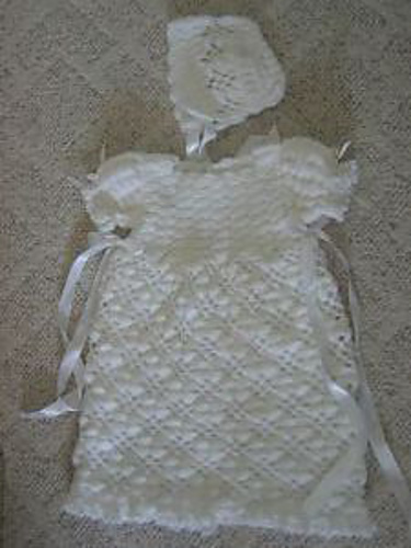 Christening Gown with bonnet