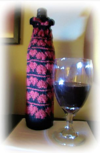 Valentine's Wine Sweater