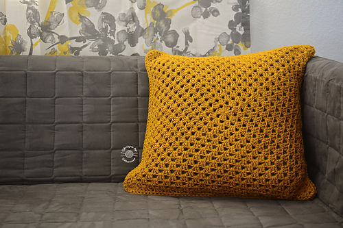 Granny Square Pillow Cover