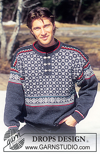 47-14 Jumper with diamond pattern