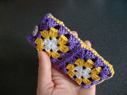 Happy Granny phone cosy