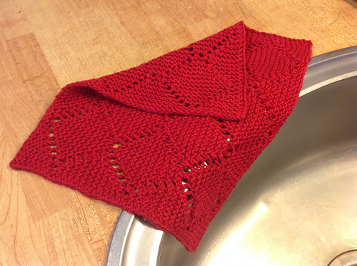 Diamond Stitch Dishcloth
