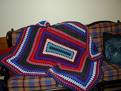 Rectangular Granny Square Afghan