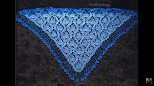 pineapple shawl#38