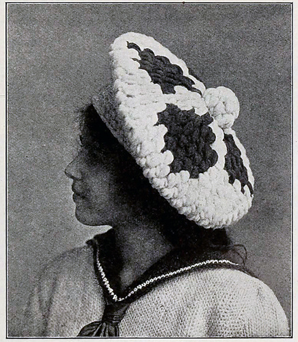 Girl's Crocheted Tam o'Shanter