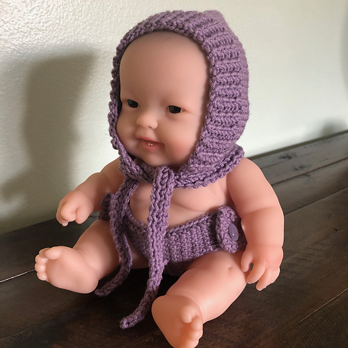Doll's Pixie Bonnet