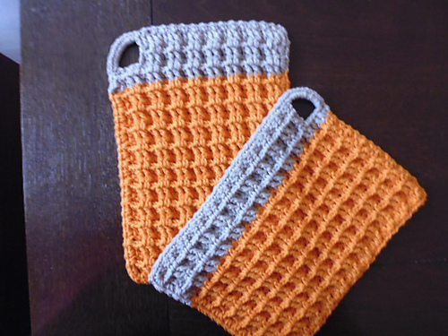 Rectangular Waffled Potholders