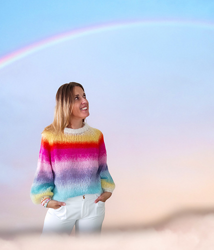 pullover the rainbow