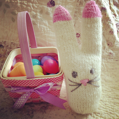 Knitted Sock Bunny