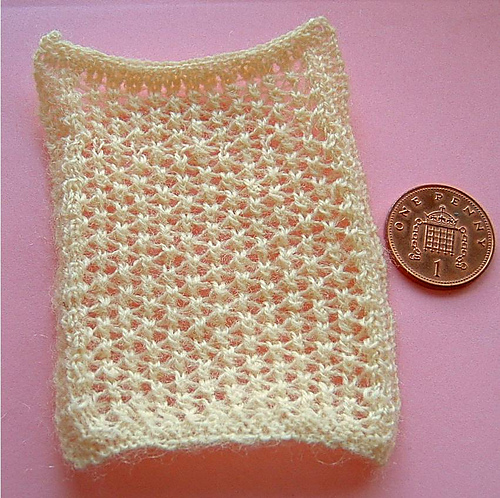 1:12th Scale Lace Pram Blanket