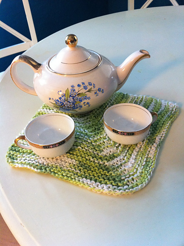 Simple Mitred Dishcloth
