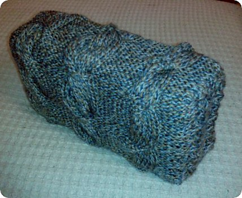 Ruched Cable Brick Doorstop