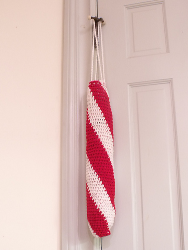 Spiral Plastic Bag Holder